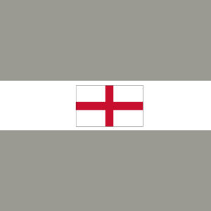 England mit Hauptstadt und Flagge