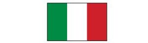Italien mit Hauptstadt und Flagge