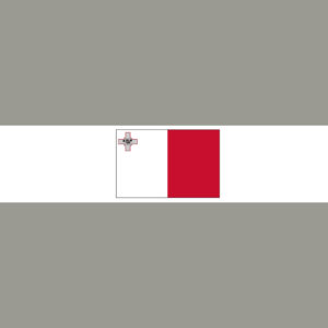 Malta mit Hauptstadt und Flagge