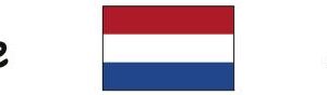 Niederlande mit Hauptstadt und Flagge