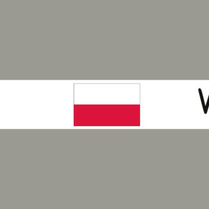 Polen mit Hauptstadt und Flagge