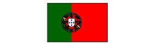 Portugal mit Hauptstadt und Flagge