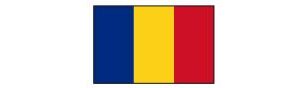 Rumänien mit Hauptstadt und Flagge
